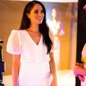 Topshop White Puff Sleeve Blouse